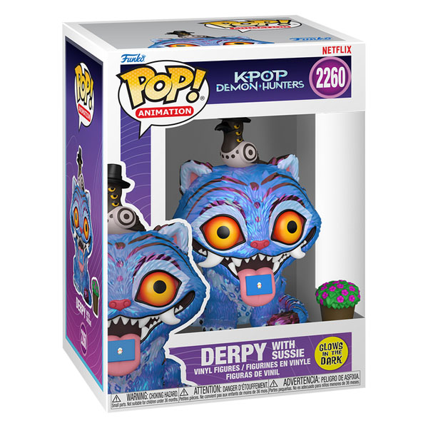 Funko POP #2260 K-POP Demon Hunters Derpy with Sussie Glow Figure